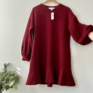 NWT Mare Mare X Anthropologie Bordeaux Odila Tunic Size M